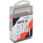 Вставка (бита) торцевая TORX 1/4"X25мм Т27-10шт  (YT-78145)