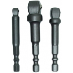 Drill Wobble Adaptor Set | 6.3 mm (1/4") drive | 3 pcs. (9162)