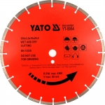 Deimantinis pjovimo diskas betonui, klinkeriui 400x25.4 mm (YT-5955)