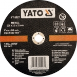 Pjovimo diskas metalo pjaustymui | 230x2,0x22 mm (YT-5927)