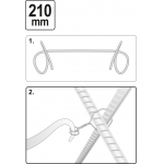 Крючок для вязки арматуры (YT-54230)