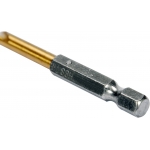 Grąžtas metalui su Hex 6.3 mm (1/4") galu HSS-TiN | 5.5 mm (YT-44763)