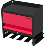KRAFT&DELE KD3231 Lockable 3-Tier Wall Tool Organiser
