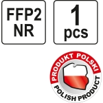 Respiratorius su vožtuvu FFP2/PZ 1 vnt. (YT-74949)