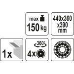 Įrankių kėdutė | su 1 stalčiumi (YT-08791)