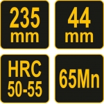 Металлический рубанок 235х44 мм (25887)