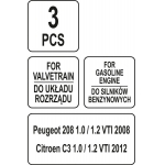 Variklio fiksavimo įrankių rinkinys | Peugeot / Citroen | Benzinas 1,0 - 1,2 VTi (YT-06023)