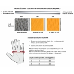 SAFETY GLOVES TOUCHSCREEN FING. PU S. 9 (YT-74752)