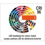 Lempa dedama ant galvos | aukštas spalvų perteikimo indeksas | CRI96+ | LI-ION 3.7V (YT-08490)
