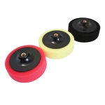 Poliravimo padų rinkinys | juodas / oranžinis / geltonas | M14 | 150 mm (CB018)