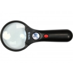 MAGNIFIER TWO LENSES 3X/45X 3AAA LED (YT-73845)