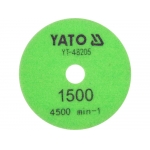 Deimantinis šlifavimo poliravimo diskas akmens masei granitui betonui | 100 mm | P1500 (YT-48205)