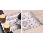 T-shaped Stainless Steel Scribing Ruler | 400 mm (SR400)