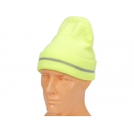 KNITTED WINTER HAT YELLOW HI-VIS (74233V)