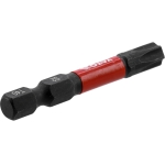 Antgaliai smūginiai | 6,3 mm (1/4") | S2 | T-Star (Torx) T40 | 2 vnt. (YT-78057)