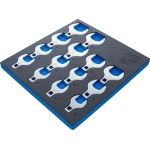 Įrankių dėklas 2/3: Veržliarakčių rinkinys su šoniniais raktais | 12,5 mm (1/2") | 14 vnt. (74563)