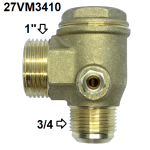 Atbulinis vožtuvas - 3/4" x 1"(27VM3410)