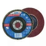 Veduoklinis šlifavimo diskas (lapelinis šlifavimo diskas) 115x22mm 60 (F20060)