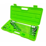 Extra long double flexi head ratchet wrench set | 10 pcs (FMT10)