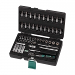 52pc. 1/4''  dr. socket &socket set (H5-112052)