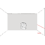 Linijinis lazerinis nivelyras ADA Phantom 2D Set