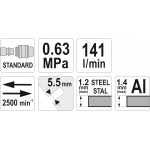 AIR NIBBLER "Yato" (YT-09945)