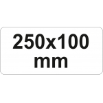 Spaustuvai F-tipo greito užspaudimo terkšliniai | 250x100 mm (YT-63952)