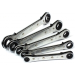 Ratchet ring spanners spanners set 6-22mm 5 pcs. (1450V)