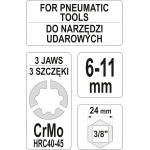 Smeigių išsukėjas | 6-11 mm (YT-06255)