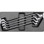 PLASTIC TRAY WITH 4PCS RING SPANNERS 21~32MM. (YT-5543)