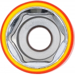 Izoliuota galvutė ilga | šešiakampė | 12,5 mm (1/2") VDE | 24 mm (72074)
