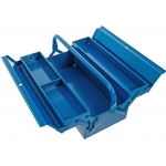 Metal Tool Box | empty | 420 x 200 x 150 mm | 3 Compartments (33001)