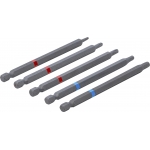 Antgalių rinkinys | 6,3 mm (1/4") | hex šešiakampis, T-Star (Torx) | ilgis 110 mm | 5 vnt. (4836)