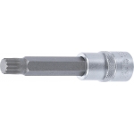 Bit Socket | length 100 mm | 12.5 mm (1/2") Drive | Spline (for XZN) | M12 (4363)