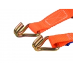 Ratchet tie down with hook 4m/1T/25mm (G02384)