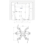 Clearfloor 2-post lift, 4.0t - 4.0t, 220V(PL382A220V)