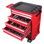 Roller cabinet with tool set trays, 174pcs. (TBR9007BXIR)