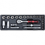 Įrankių spintelė su įrankiais, su ratukais, 174vnt. (TBR9007BXIR)