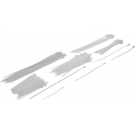 Kabelių dirželių asortimentas | balti | 100 x 300 mm | 250 vnt. (80778)