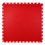 Modulinių surenkamų grindų danga PVC 500x500x7m (plytelės) - Plytelė 500 x 500 x 7 mm | Red(MHRTILE01RD)
