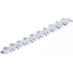 Crowfoot Spanner Set | 10 mm (3/8") drive | 10 - 19 mm | 10 pcs. (1756)