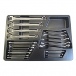 Tray. Combination wrench and double box end wrench set 19pcs. (S099263)