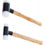 2-piece Nylon Mallet Set with Hickory Handle (1859)