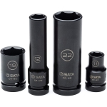 1/2" Dr. Thin wall standard & deep impact socket set (10-24mm)(26pcs) (ST34399T)