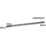 Prailginta freza kietmetalio B cilindro formos Ø6 x 18mm (GB606186150)
