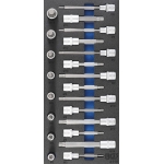 Tool Tray 1/3: Bit Socket Set | 12.5 mm (1/2") | Spline (for XZN) | 22 pcs.(4118)