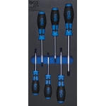 Инструментальный лоток 1/3: Отвертки T-Star (для Torx) | 6 шт. (4078)