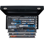 Įrankių rinkinys su metaline dėže | VDE | 3 stalčiai | 147 įrankiai (3350)