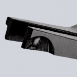 Replės išoriniams žiedams. Lenktos 200mm (be skylučių) KNIPEX (4521200)