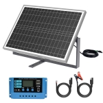 Saulės panelė 25W, 12V su priedais (MHCB002)